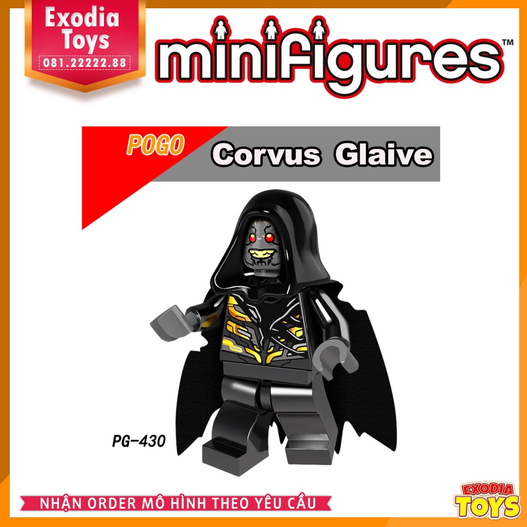 Xếp hình Minifigure Siêu anh hùng vũ trụ Marvel và DC Comics - Đồ chơi lắp ghép sáng tạo - POGO 8111