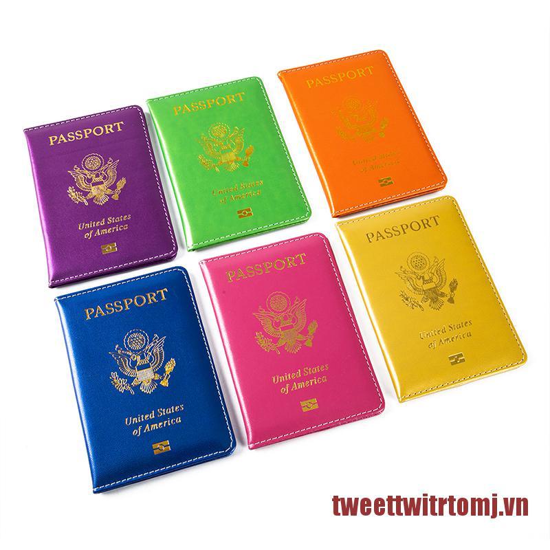 TOMJ Passport Travel PU Leather Cover for Passport Organizer Passport Protecto