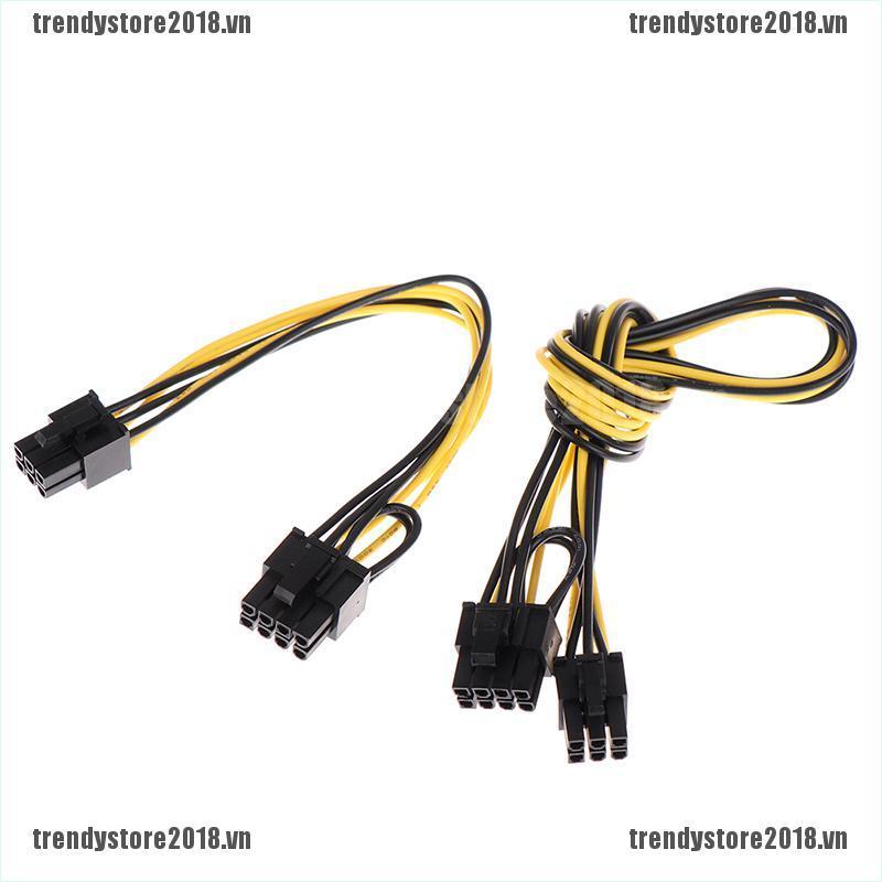 Dây Cáp Nguồn Pci Express 6pin Sang 6 + 2pin Gpu 6 Pin 8pin | BigBuy360 - bigbuy360.vn