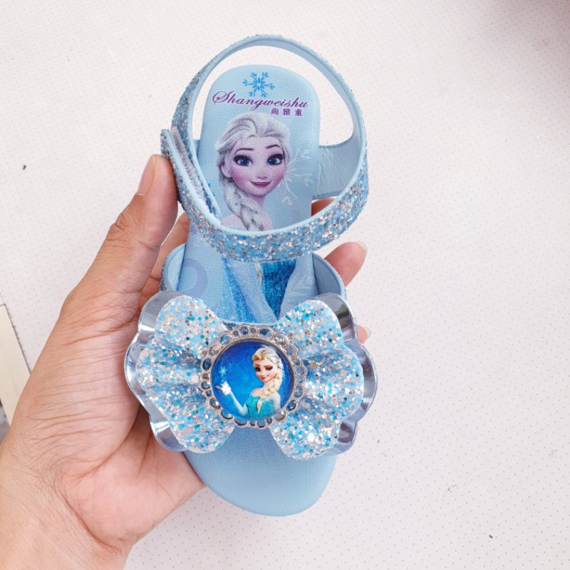 Giày sandal công chúa Elsa cho bé gái 3-8 tuổi đi học đi chơi