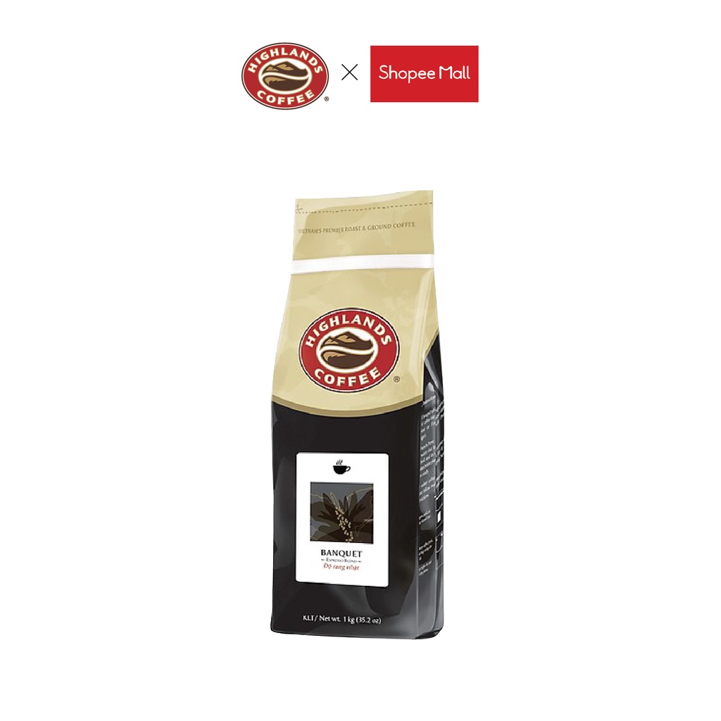 Cà Phê Bột Buổi Sáng Banquet Highlands Coffee 1kg/túi