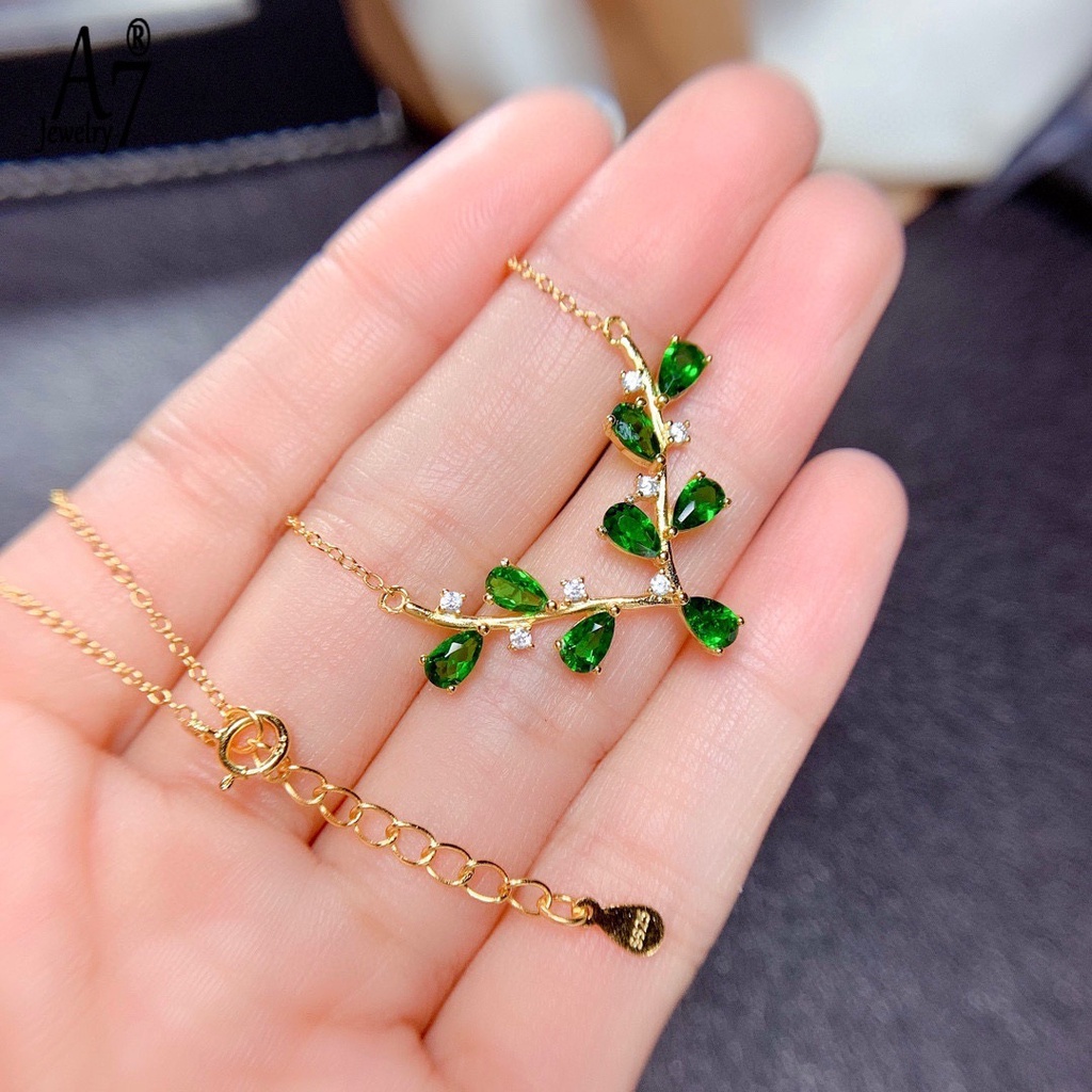 Vòng cổ mạ vàng 18K đính đá