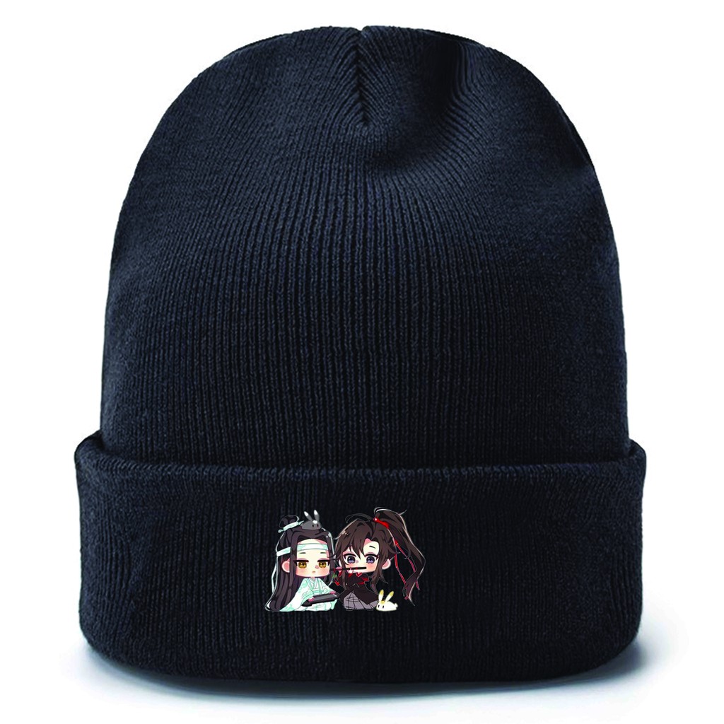 Mũ len in hình MA ĐẠO TỔ SƯ TRẦN TÌNH LỆNH anime chibi xinh xắn thời trang nam nữ