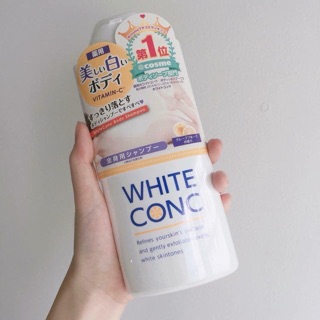 Sữa tắm trắng da white conc
