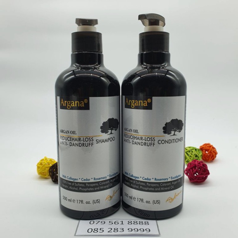 Hàng Chuẩn Công Ty [💥hàng chính hãng ] Cặp Dầu Gội Dầu Xả Argana Chống Gầu 500ml x2 | BigBuy360 - bigbuy360.vn