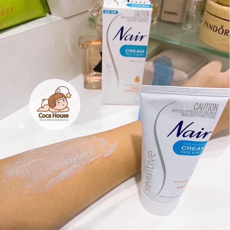 KEM TẨY LÔNG NAIR (BODY & FACE) ✅Hàng chính hãng, đủ bill✅ tẩy lông vùng kín, tẩy lông nách, lông tay, lông chân | BigBuy360 - bigbuy360.vn