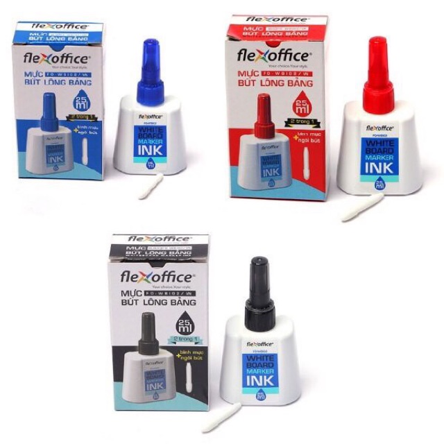 Mực bút viết bảng Flexoffice FO-WBI012 25ml