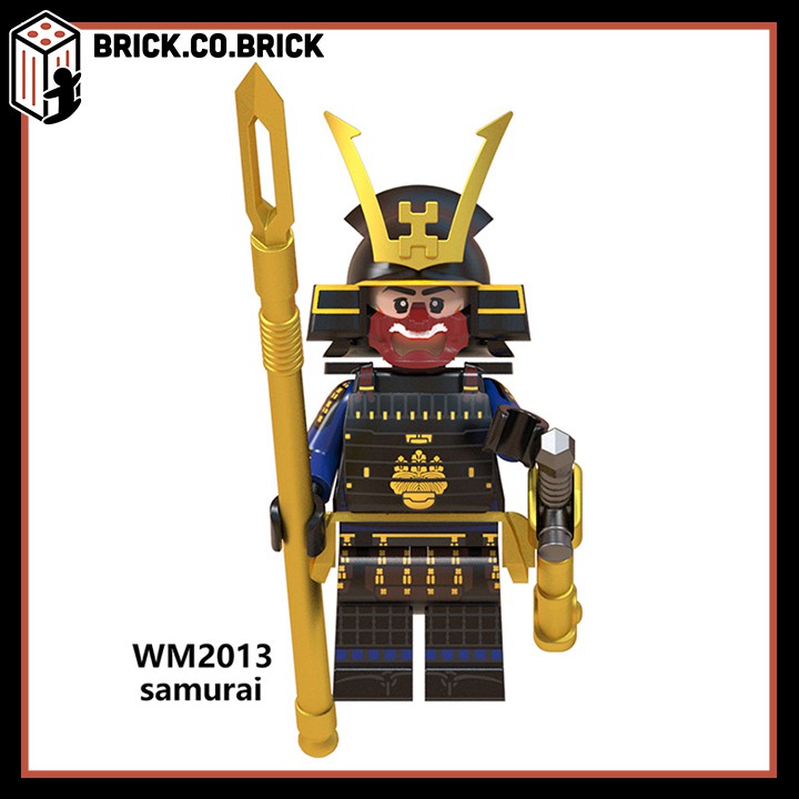 WM6096 - Đồ chơi lắp ráp mô hình minifigure lính non lego- Samurai Với Giáp Tuyệt Đẹp -Armor Võ Sĩ Đạo Nhật Bản Mẫu Mới