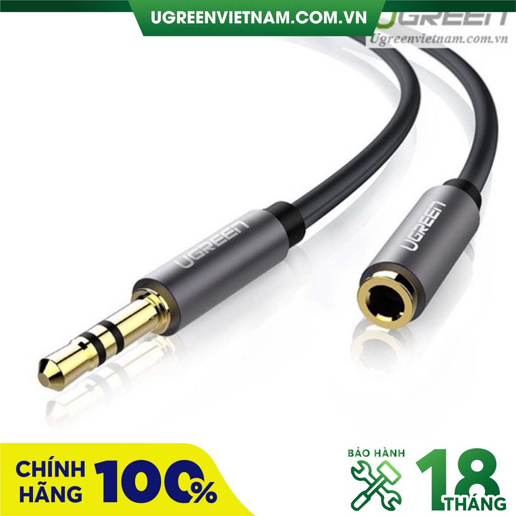 Cáp Audio 3.5mm nối dài chính hãng Ugreen cao cấp