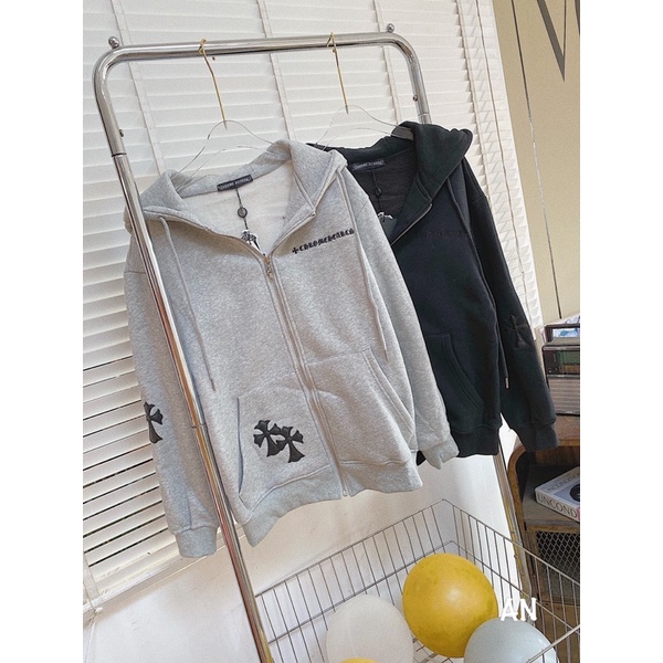 Set bộ nỉ CH kéo khoá hàng QC cao cấp