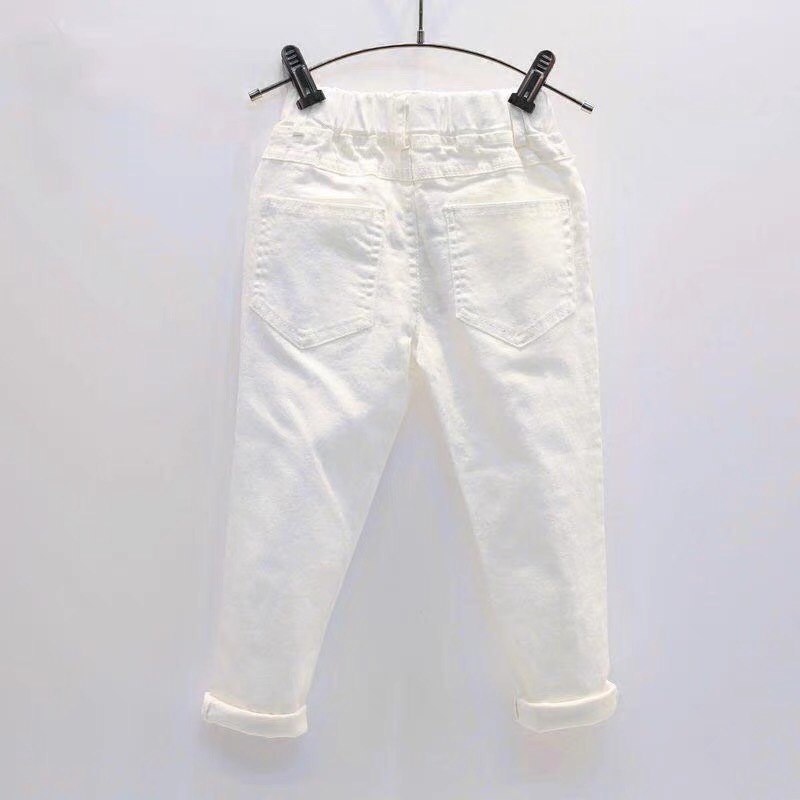 Quần Bò Trắng Bé Trai