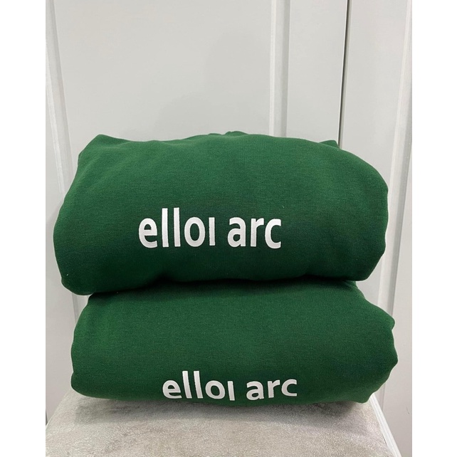[ Rẻ vô địch ] Áo hoodie nỉ form rộng tay bồng mũ hai lớp - Ellon arc