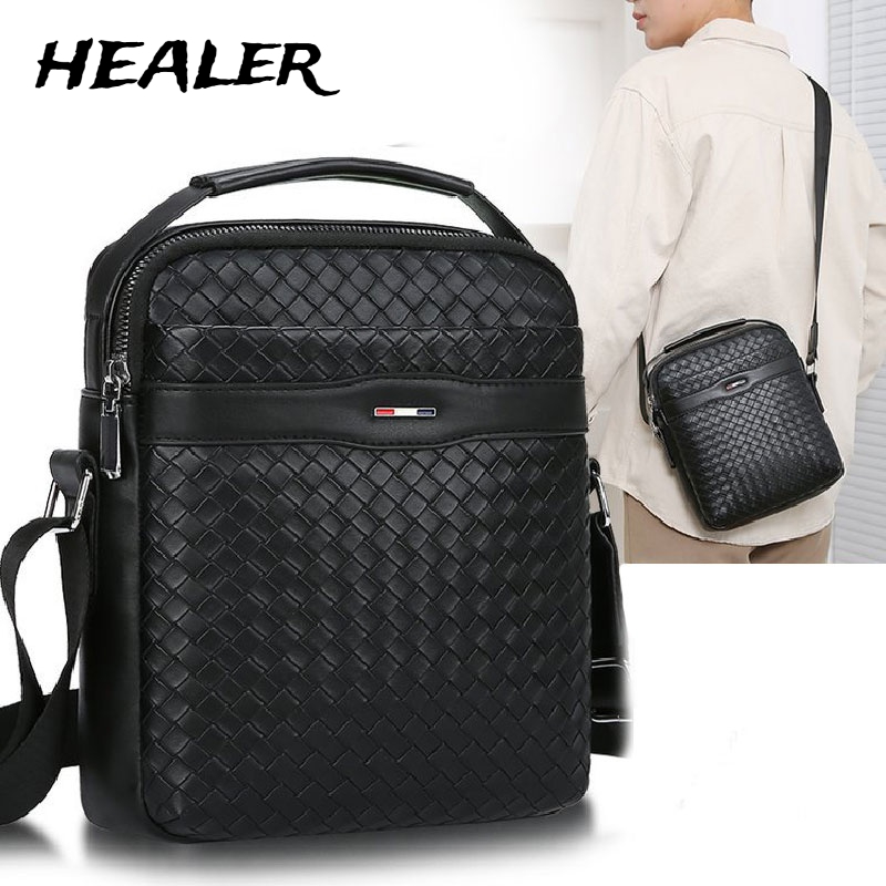 Túi Da Đeo Chéo Phong Cách Cổ Điển Mới Cho Nam