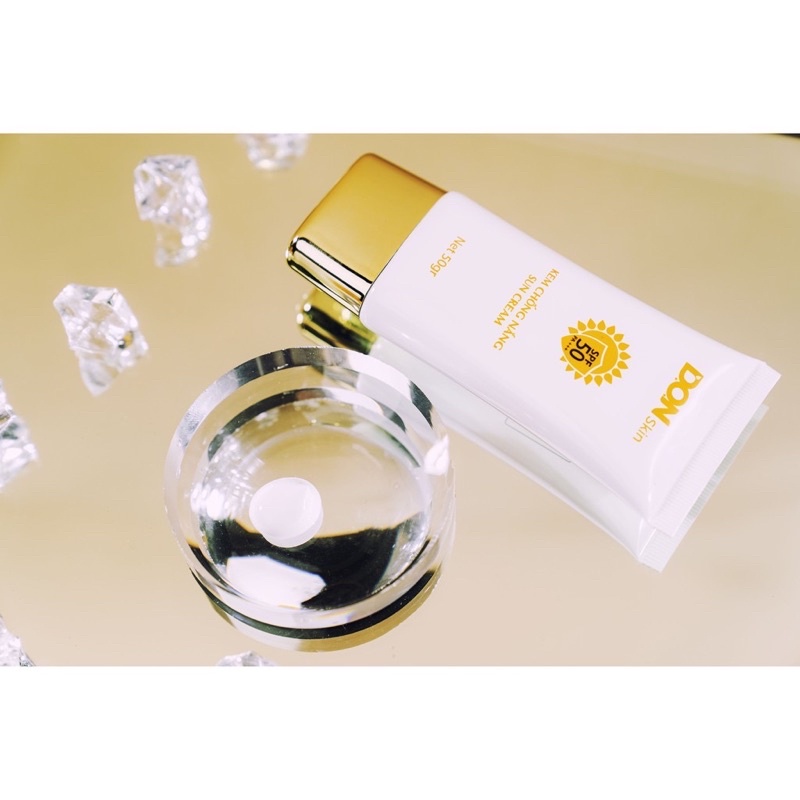 Kem chống nắng - Nâng tone không bết dính [D.O.N SKIN chính hãng] | BigBuy360 - bigbuy360.vn
