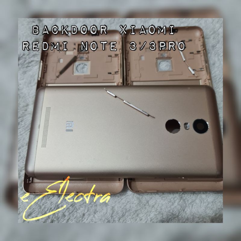 Mặt Lưng Điện Thoại Cao Cấp Thay Thế Cho Xiaomi Redmi Note 3 / 3pro