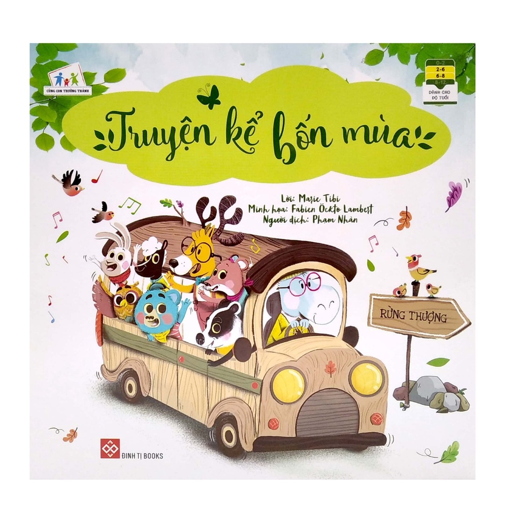 Sách - Combo 6 Tập - Cùng Con Trưởng Thành - Truyện Kể Bốn Mùa - 8935212358637
