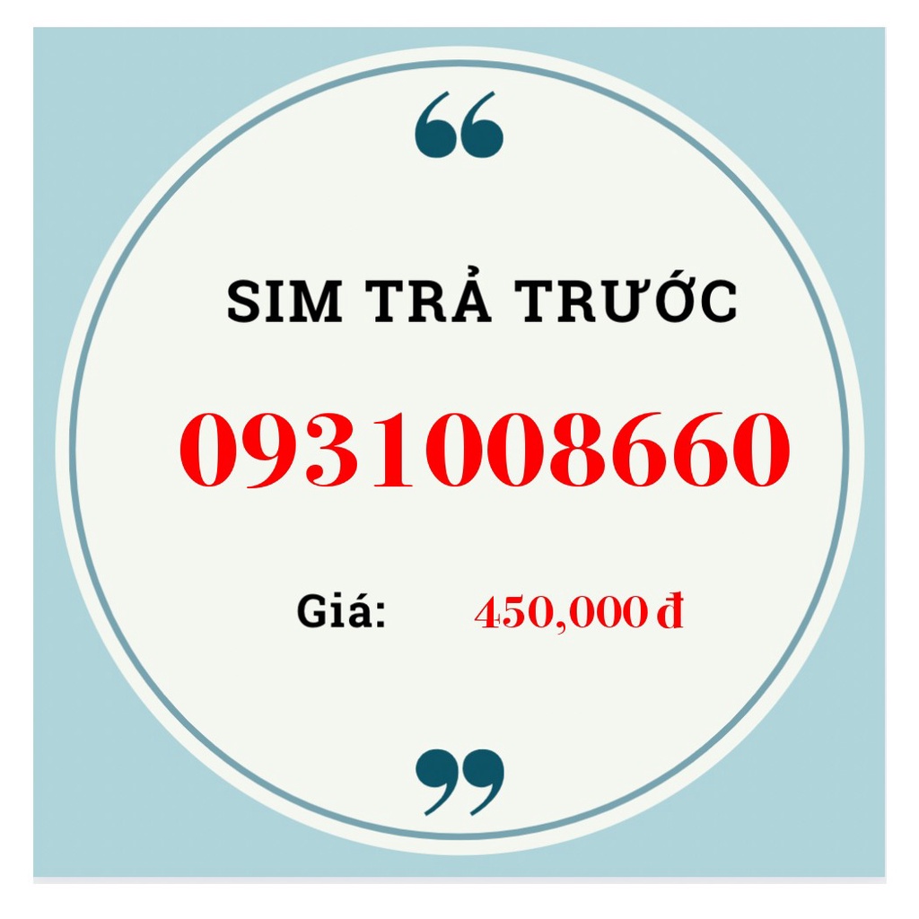 SIM MOBI 4G RẺ ĐẸP - 0931.008.660- STT385