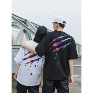 SALE- Áo Thun Hình Móng Vuốt 7 màu cool ngầu  [FREESHIP] Áo unisex, áo thun nam nữ đen trắng from rộng, vải cotton xịn