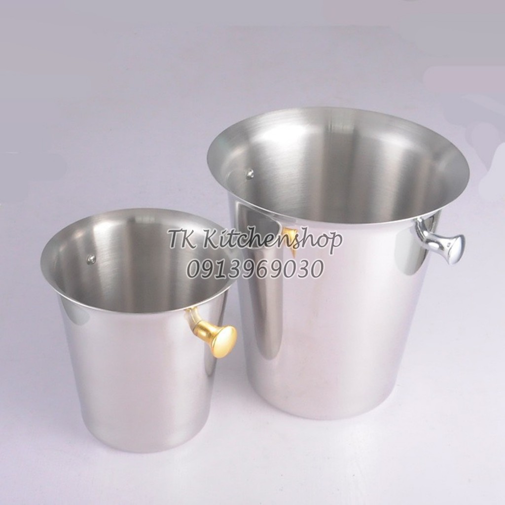Mua Xô ngâm rượu vang inox / Xô inox 304 ướp lạnh rượu vang (loe miệng ...