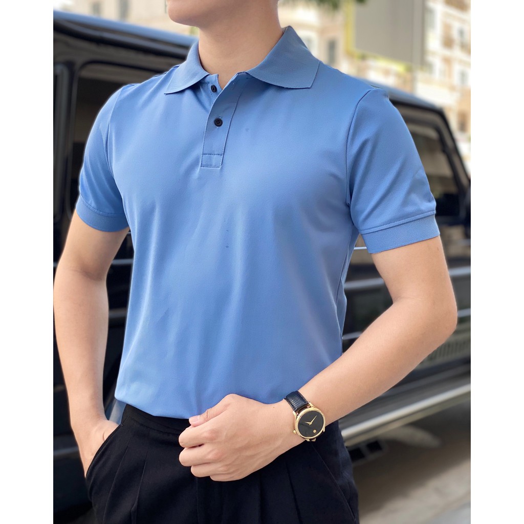 [Hàng cao cấp] Áo polo - Áo polo nam đẹp - Chất liệu cotton mềm mịn, dầy dặn, hoạt động thoải mái, thấm hút mồ hôi tốt | BigBuy360 - bigbuy360.vn