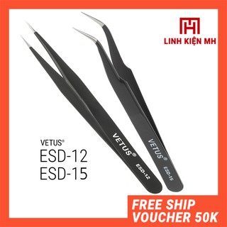Set 2 Nhíp Kẹp Cao Cấp Đa Chức Năng VETUS ESD-12 ESD-15