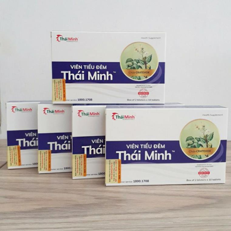 [CHÍNH HÃNG MUA 6 TẶNG 1 ]  Viên Tiểu Đêm Thái Minh-  Hỗ Trợ Tình Trạng Tiểu Đêm (20 Viên)