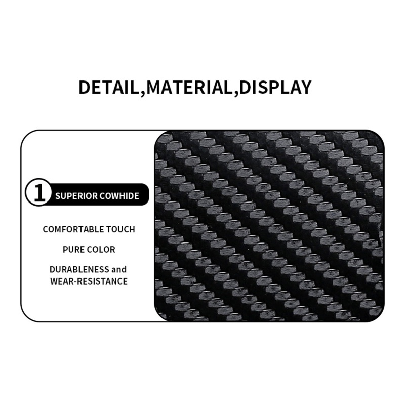 Bao Da Điện Thoại Kiêm Ví Gập Đựng Thẻ Bằng Sợi Carbon Cho AirTag