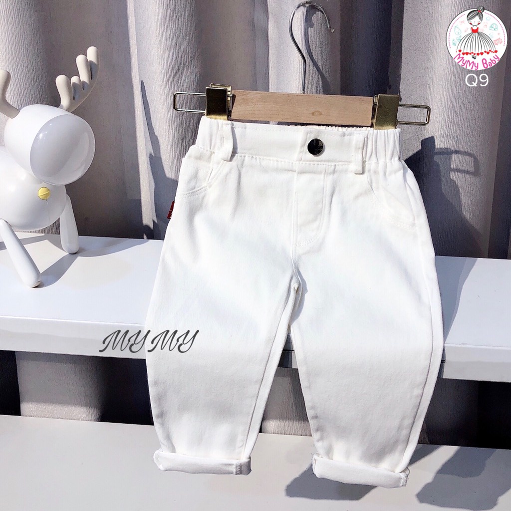 Quần dài kaki trắng bé trai