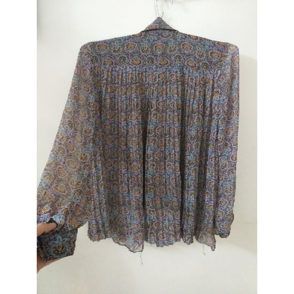 Áo voan xếp li toàn bộ free size thanh lý