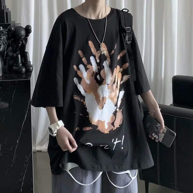 Áo thun tay ngắn phong cách thể thao năng động size M-5XL cho nam