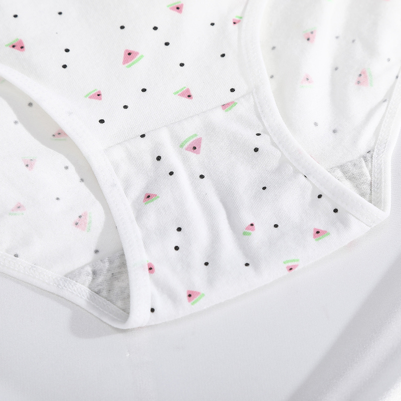 Quần Lót Cotton Levao Lưng Thấp In Hình Trái Cây Dễ Thương Cho Nữ