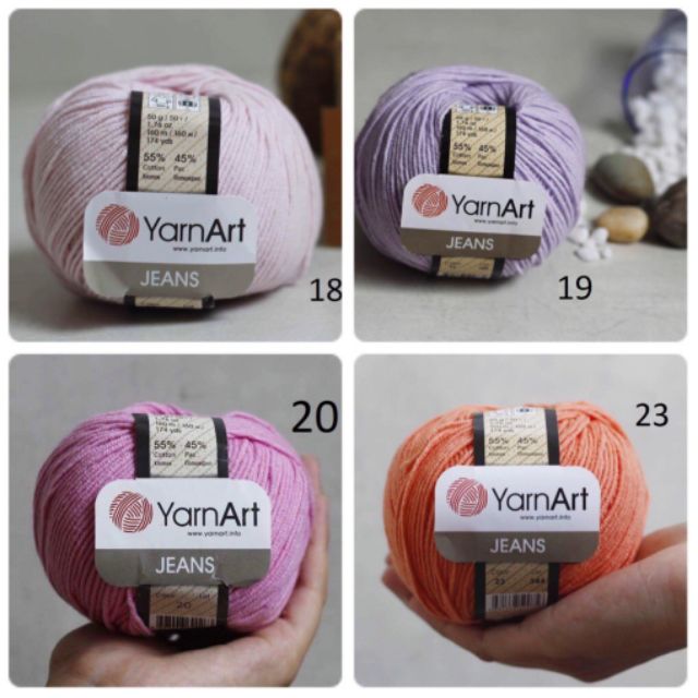 Len JEANS - Yarn Art (mã 01~78)