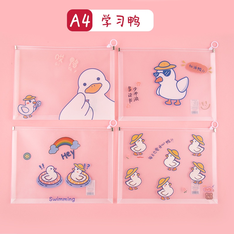 Túi clear bag  A4,đựng tài liệu siêu cute