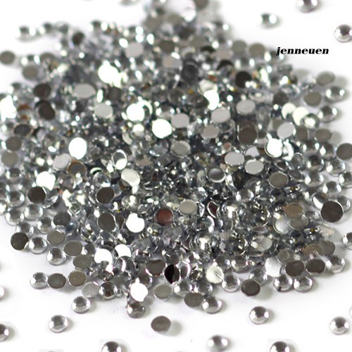 Hộp 2400 Hạt Cườm 3D 1.5mm Trang Trí Móng Tay Lấp Lánh