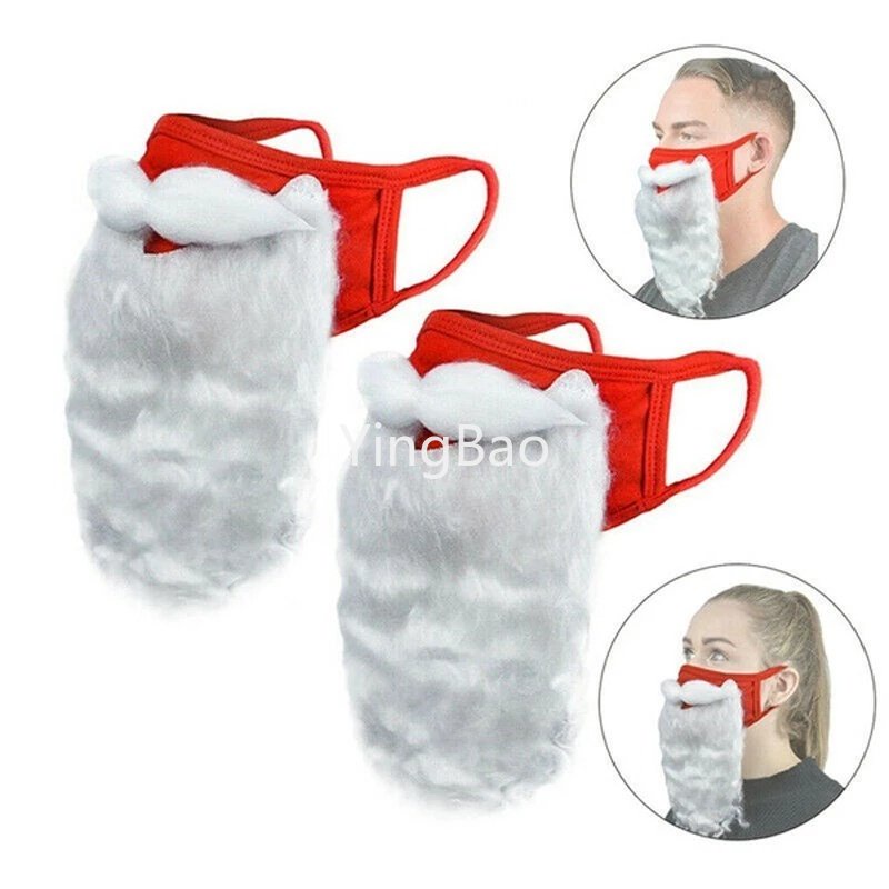 Mặt Nạ Hóa Trang Ông Già Noel 3D Vui Nhộn Có Thể Tái Sử Dụng