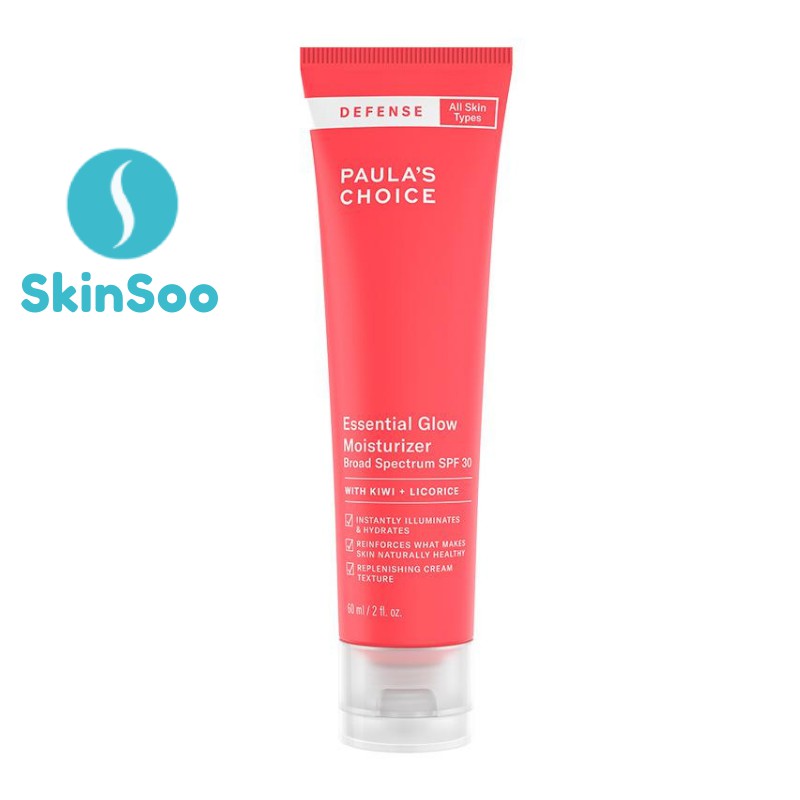 [Mã SKINPC20 giảm 20% đơn 0đ] Paula’s Choice Defense Essential Glow Moisturizer SPF 30 Kem Chống Nắng SPF 30 60ml