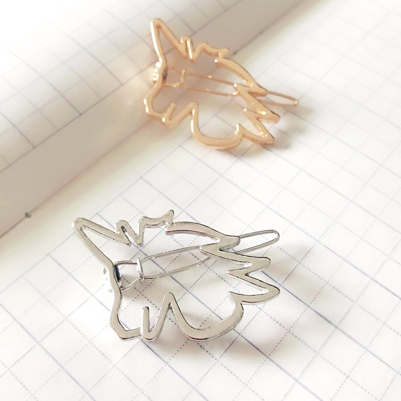 Kẹp tóc hợp kim nhiều kiểu dáng đẹp mắt màu vàng/ bạc xinh xắn