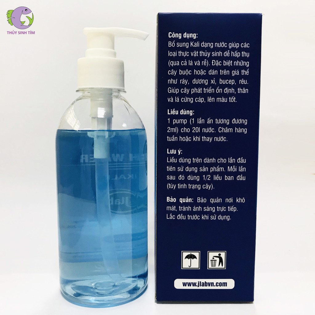 Phân nước thủy sinh Rich Water Jlab - Bổ sung Kali