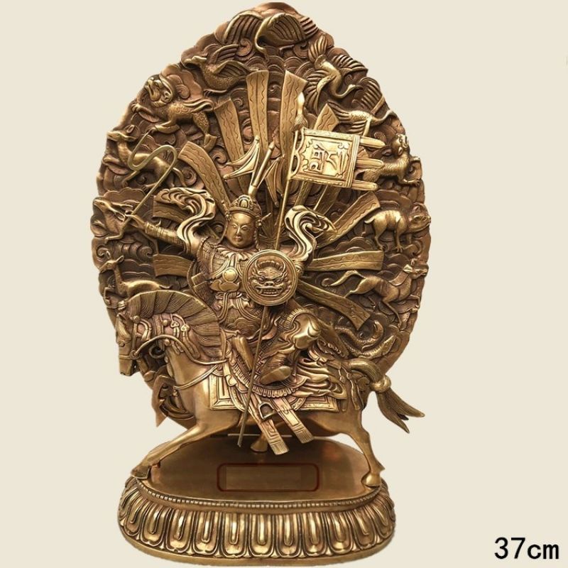 Tôn tượng Vua Gesar - Pháp khí Mật tông - Phật giáo Tây Tạng