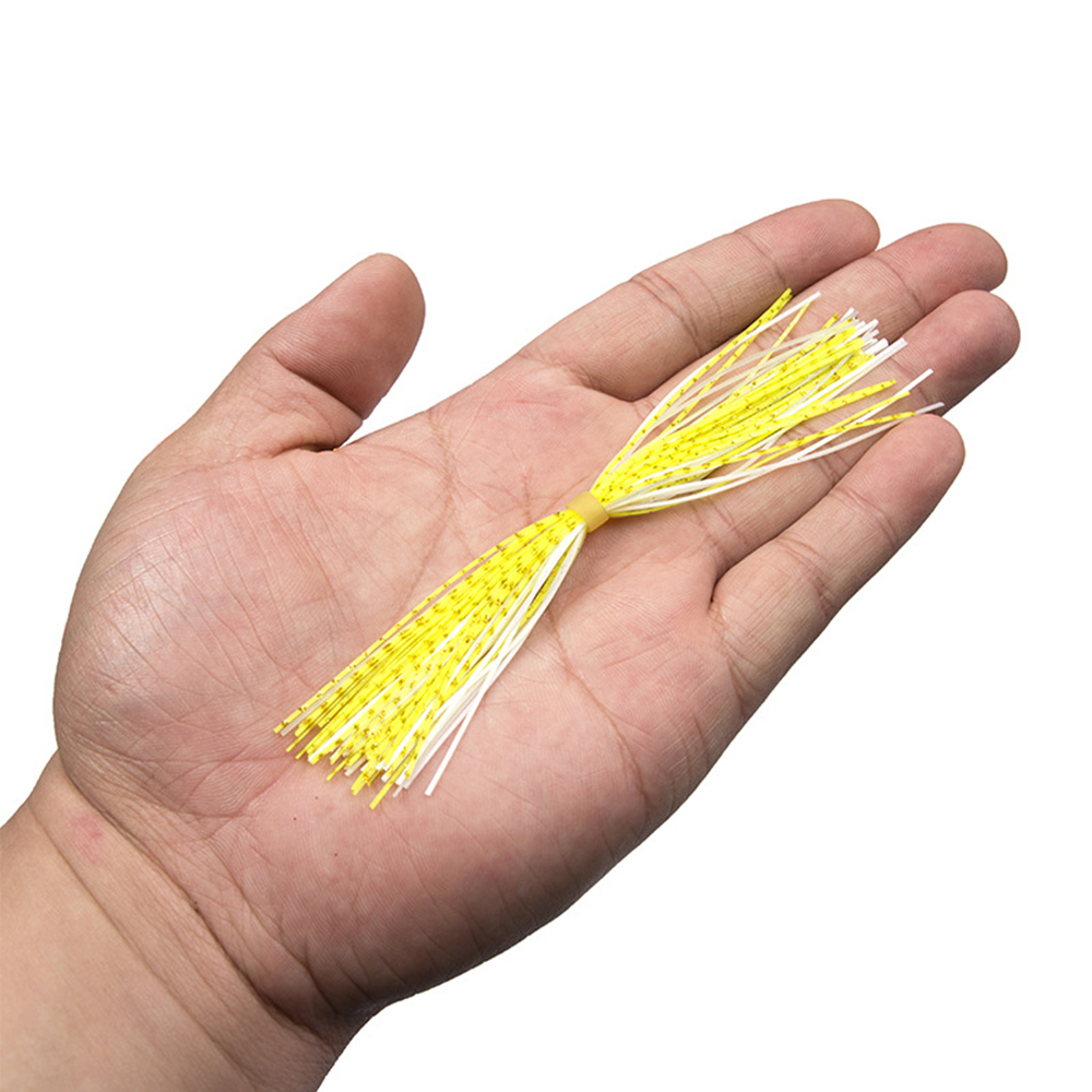 MUVAKO Bộ 50 Mồi Câu Cá Nhân Tạo Bằng Silicon Mềm Không Có Râu