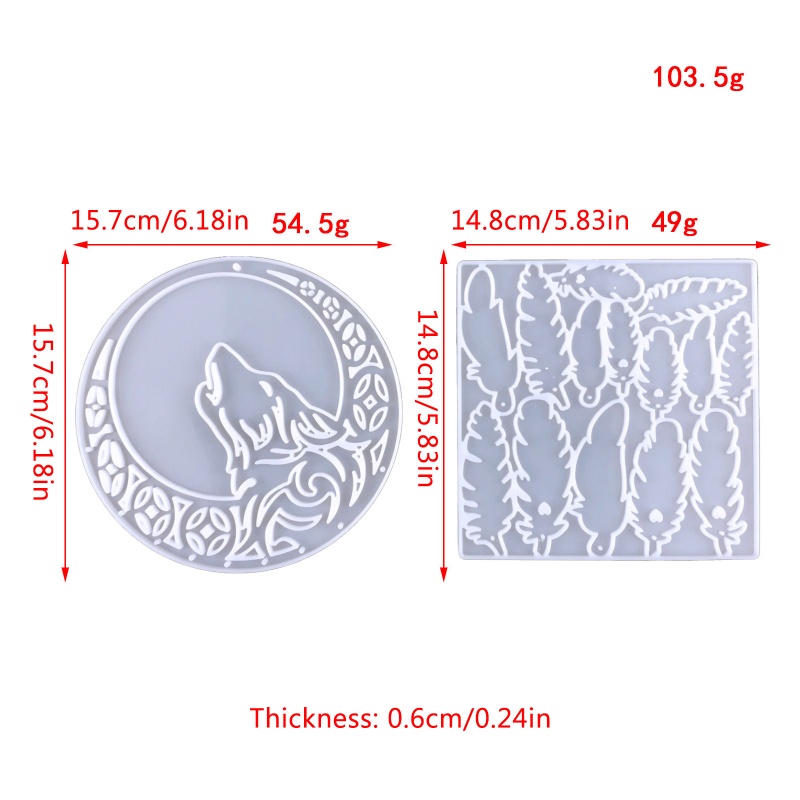 Sa Khuôn Silicone Làm Chuông Gió Treo Trang Sức DIY