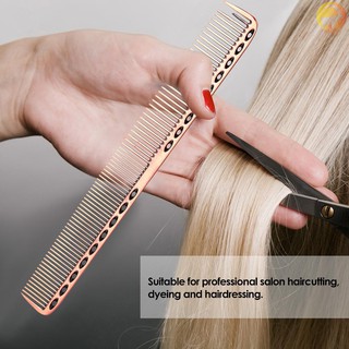 Set 2 Lược Hợp Kim Nhôm Chuyên Dụng Cho Thợ Cắt Tóc