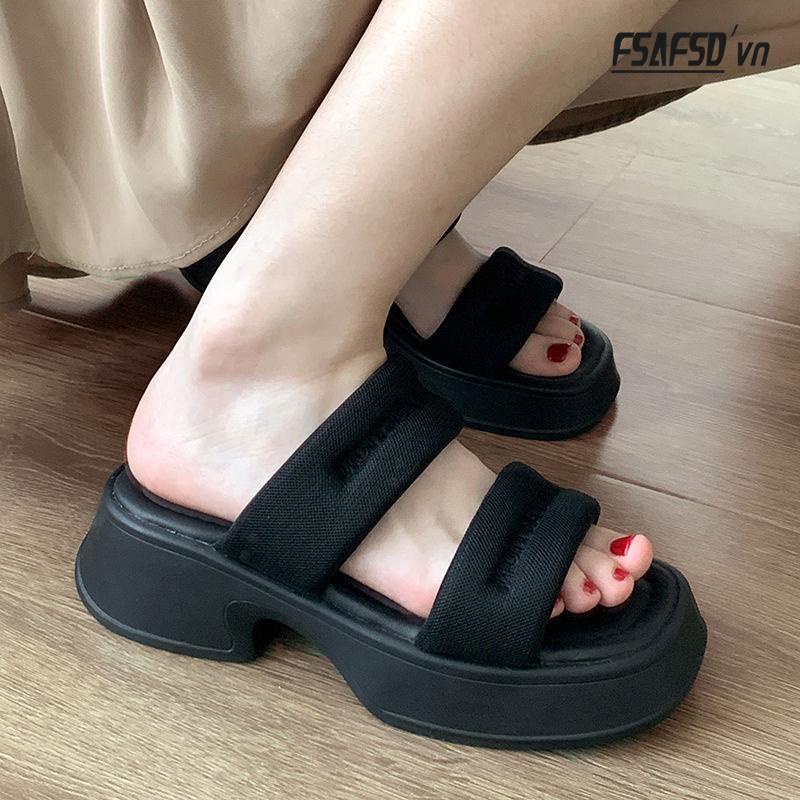 Dép Thiết Kế Mới Dày Dặn Thời Trang Mùa Hè Dành Cho Nữ 2022