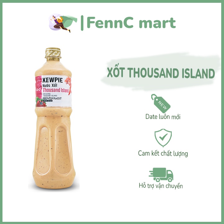 Nước Xốt Thousand Island  Sốt Thousand Island Kewpie  210ml 1L FENNC