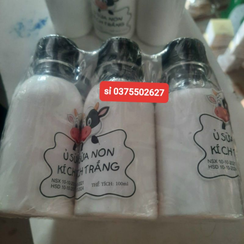Ủ sữa non dưỡng trắng da toàn thân