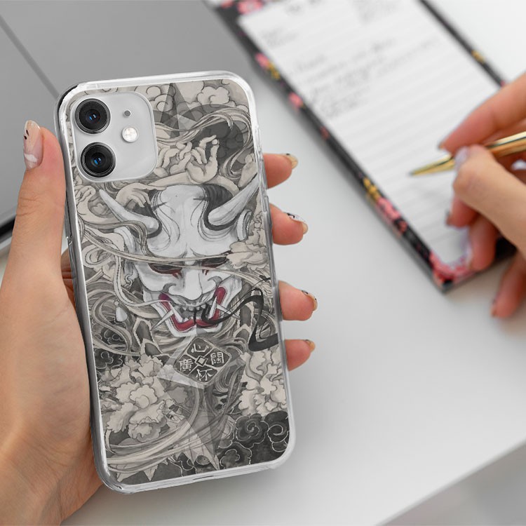 Ốp Hình Xăm Ốp Đẹp Đầu Quỷ Iphone 7/7Plus/8/8Plus/X/Xs/Xs Max/11/11 Promax/12/12 Promax NNN20120189