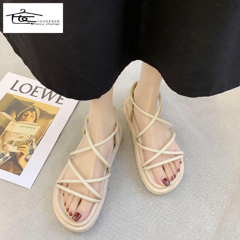 Giày Sandal Phong Cách Hàn Quốc Thời Trang Mùa Hè Cho Nữ