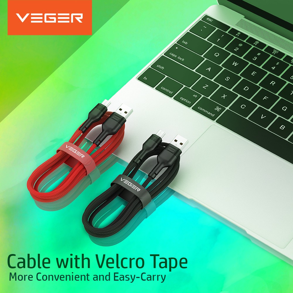 Cáp Sạc Nhanh Veger Vp-19 Usb Micro 1000mm