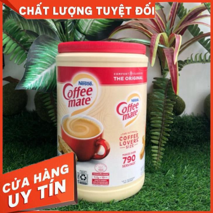 (Mẫu mới date 2022) Bột kem Coffee Mate Nestle 1.5kg của Mỹ. - Ngọc Lan