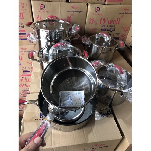 Bộ nồi từ cao cấp Arber RUBY 7 Món - RUBY